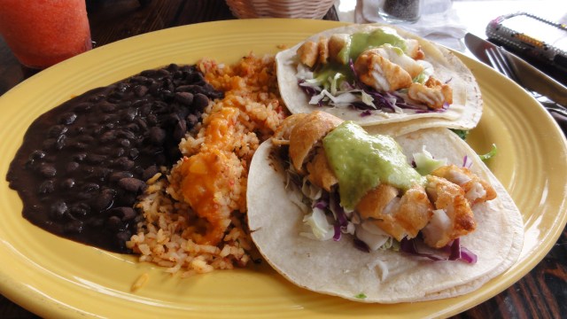 Fish Tacos at Rosa's Cantina