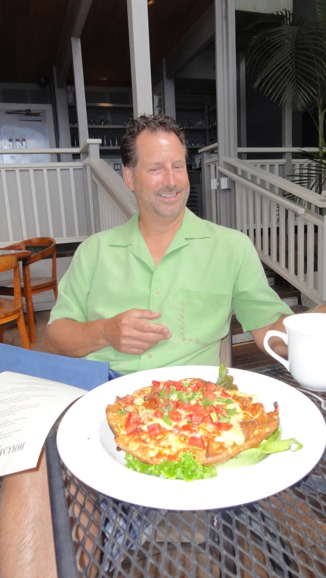 Three Egg Frittata at Holuakoa Gardens