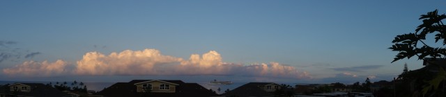 Early Wednesday morning in  Kailua Kona, HI